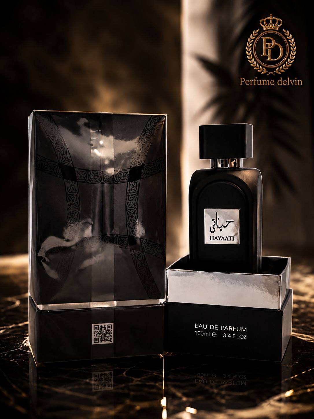 ادکلن حیاتی مشکی فرگرانس وردHayaati Black Fragrance World