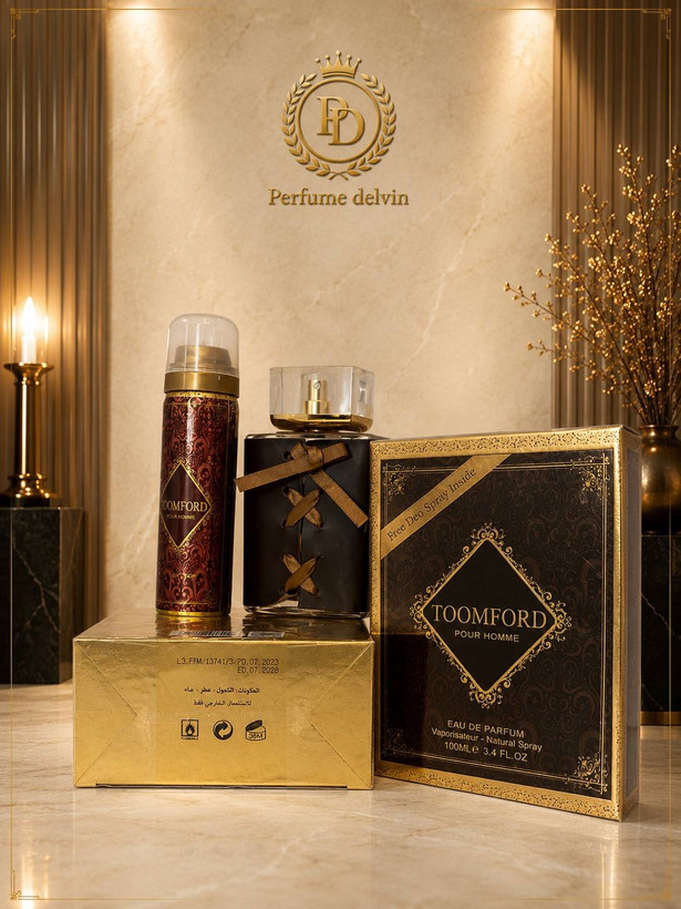عطر ادکلن تام فوردپور هوم همراه با اسپریToomFord Pour Homme