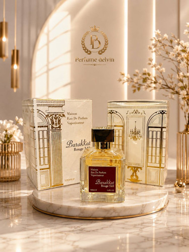 عطر ادکلن باکارات رژ 540 طلایی(سفید) فرگرانس ورد | MFK Baccarat Rouge 540( Barakkat Rouge Fragrance World) حجم 100 میل