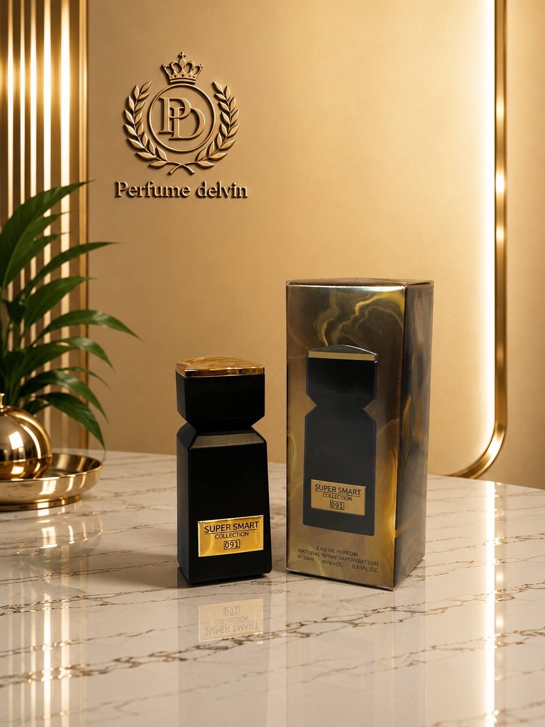 عطر ادکلن 25 میل سوپر اسمارت کالکشن کد 091 رایحه بولگاری تایگار